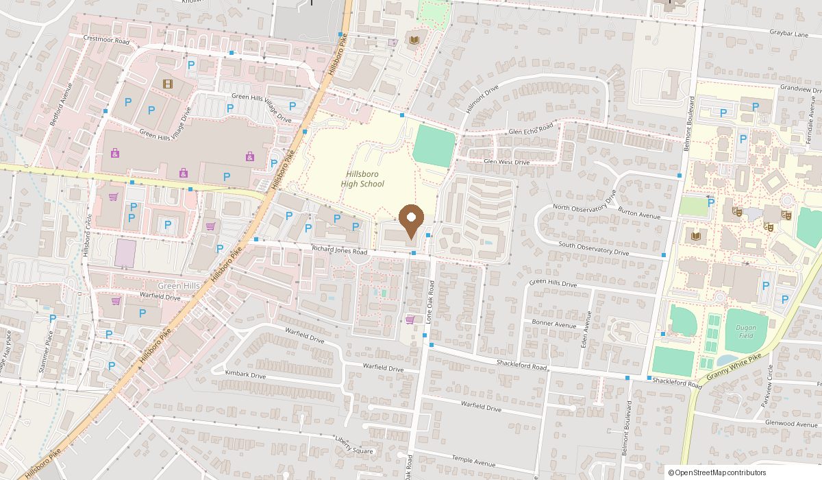 Map: 2000 Richard Jones Rd, Suite 110 Sola Salon #23, Nashville, TN 37215